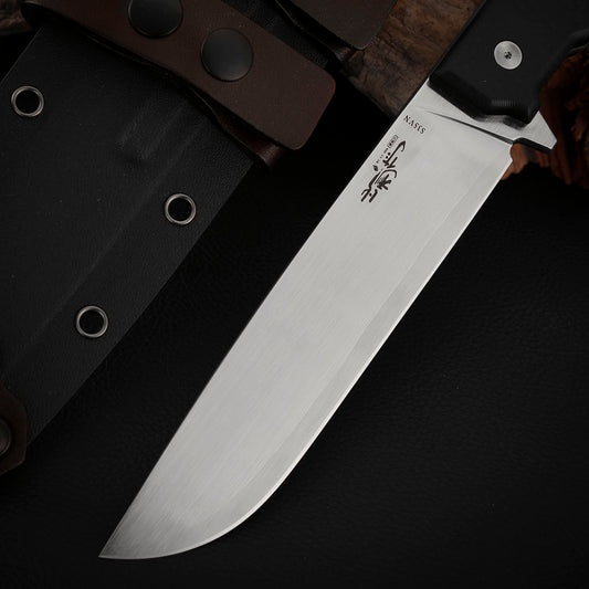 6.3 Inch S35VN Steel Fixed Blade Knife, Carbon Fiber