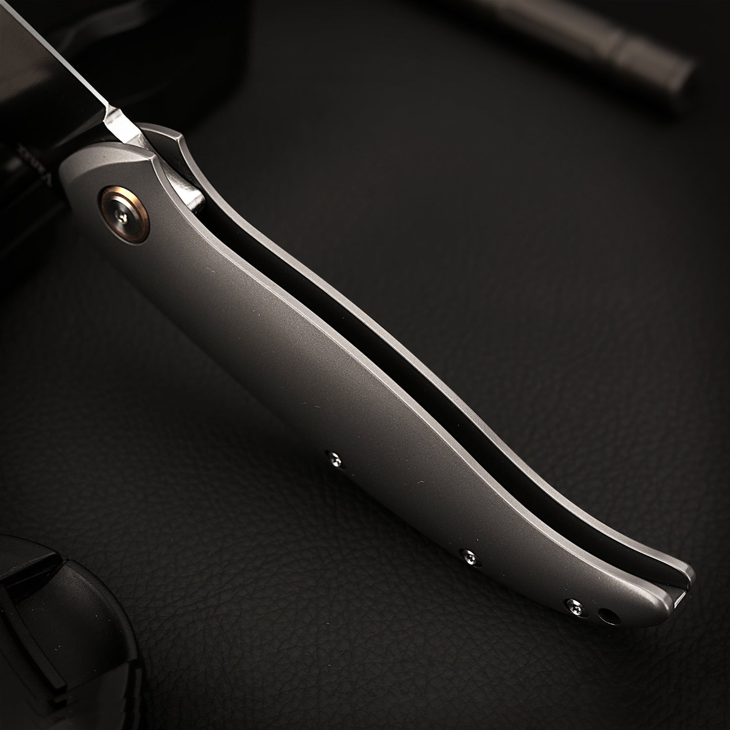 Vanax Steel Slip Joint EDC Pocket Knife Clip Point Blade