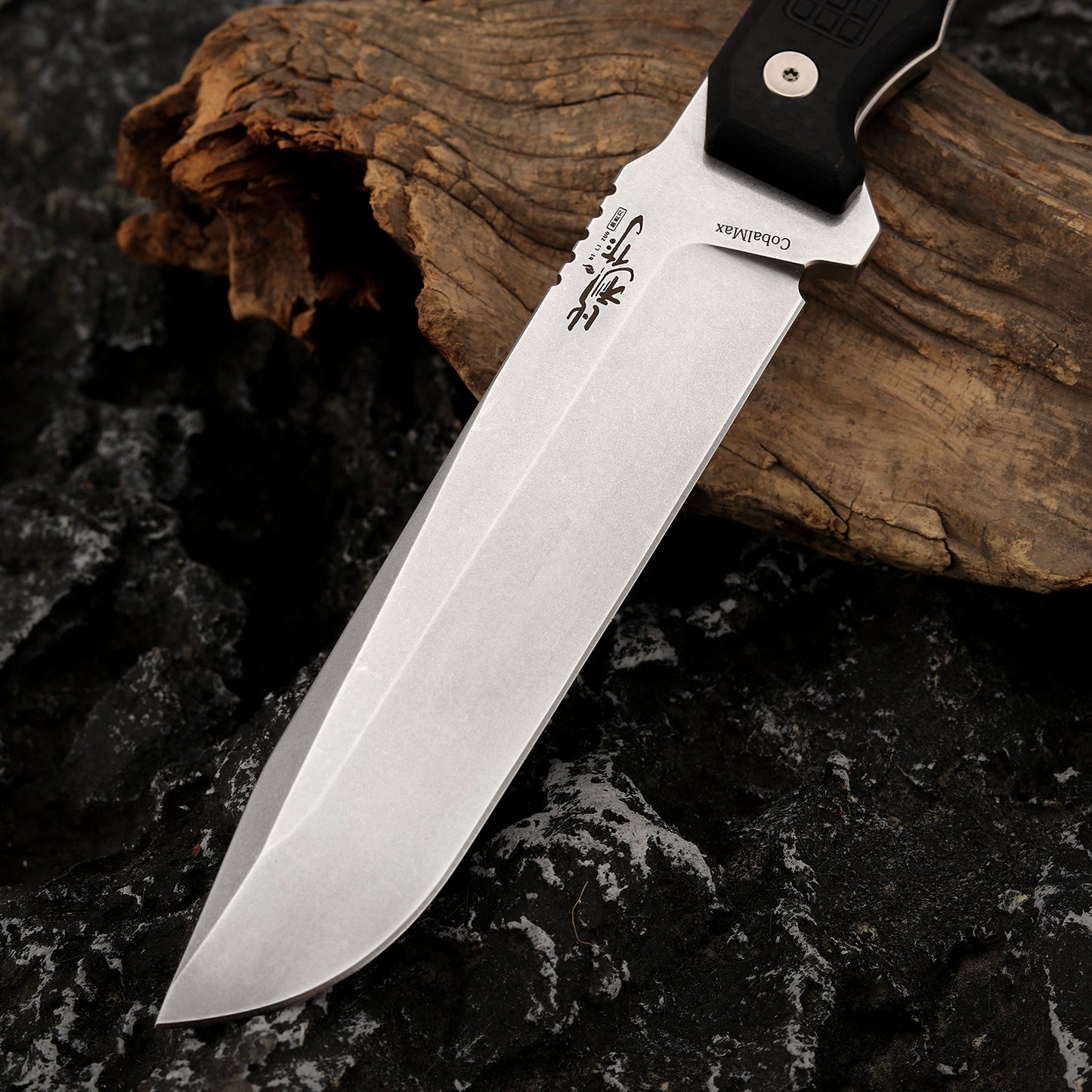 Survival Rescue Knife 5.7 Inch Tactical Fixed Blade Carbon Fiber