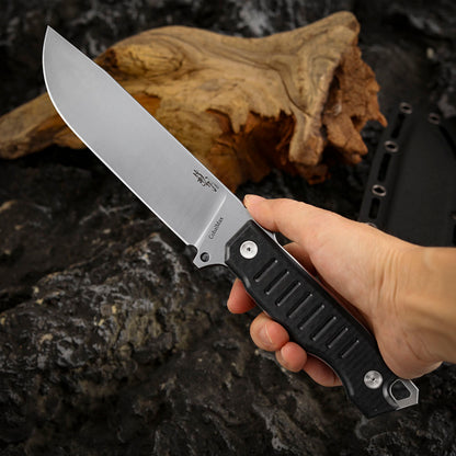 5.2 Inch Fixed Blade Knife, CobalMax Steel with Kydex Sheath