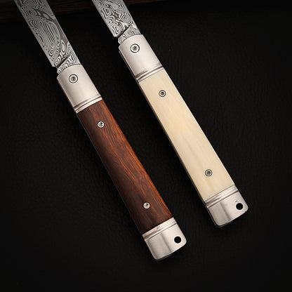 2.95 inch Slip Joint Pocket Knife 2.95" Damasteel