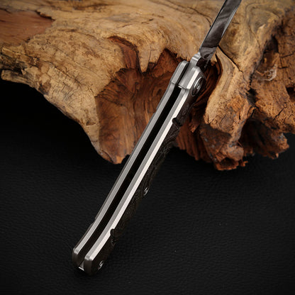3.15 Inch Slip Joint Knife Vanax Steel Blade with Titanium