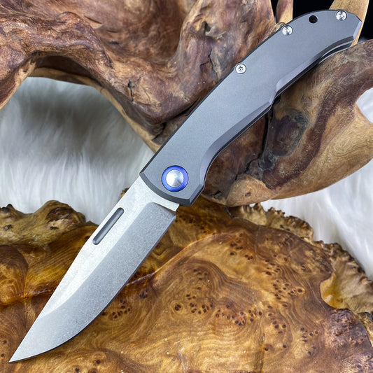 Vanax SuperClean Steel Pocket Knife with Titanium