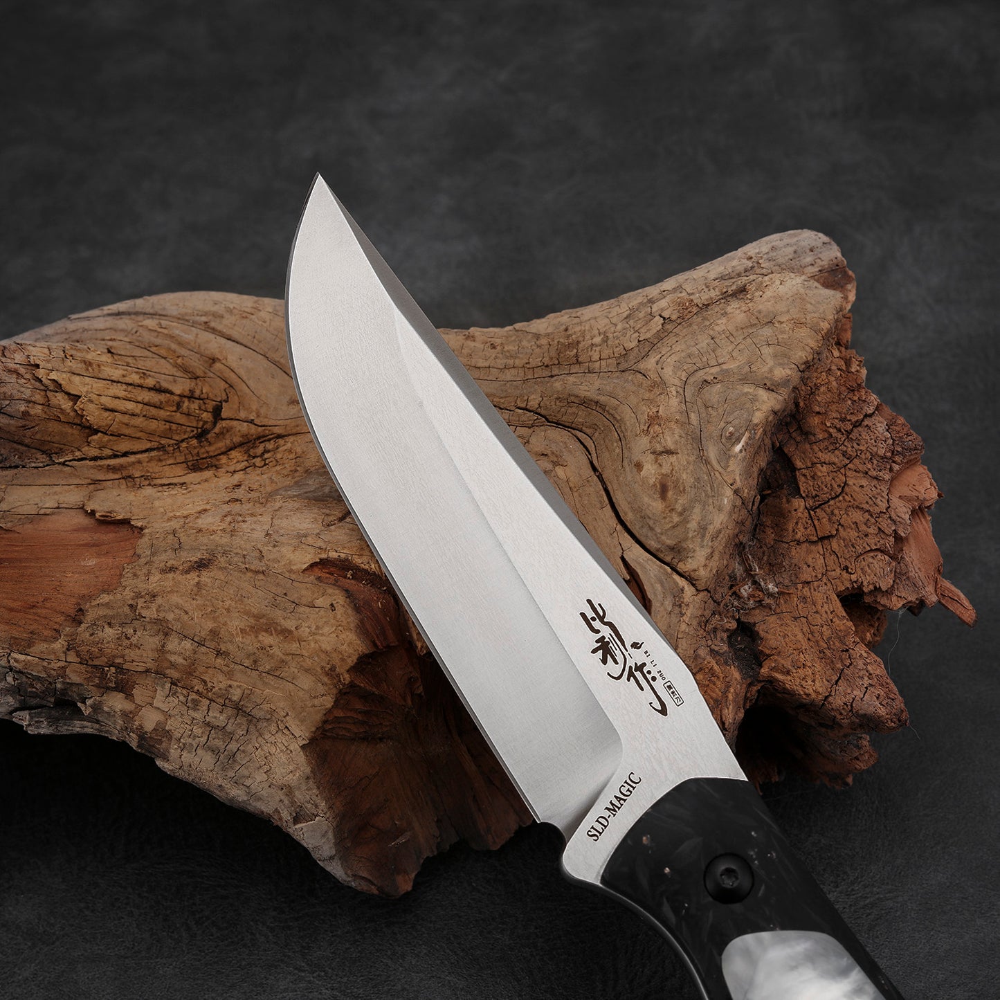 4.5" Fixed Blade Knife SLD-Magic Carbon Fiber