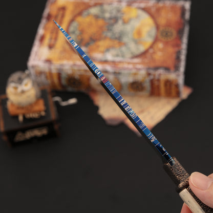 Custom Hunter Mosaic Damascus Mammoth Tusks