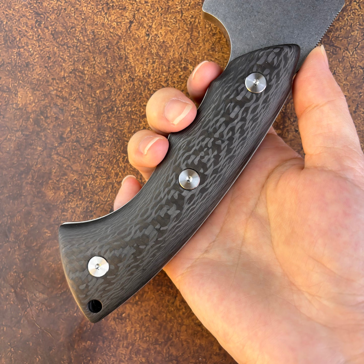 7.2" Bowie Fighter in Vanax SuperClean Steel