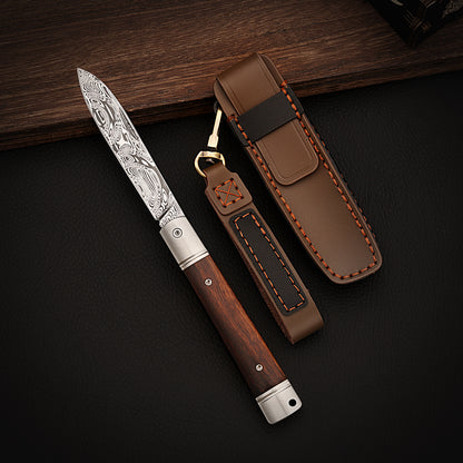 2.95 inch Slip Joint Pocket Knife 2.95" Damasteel