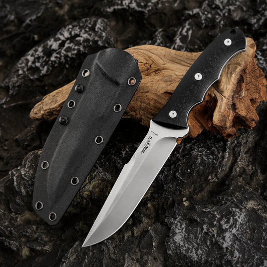 5.6 Inch Fixed Blade Knife, CobalMax Steel with Kydex Sheath