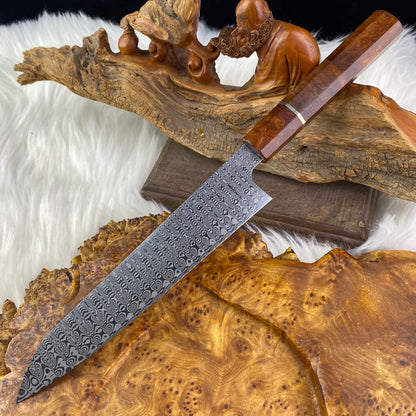 Custom Gyuto Knife in Damasteel