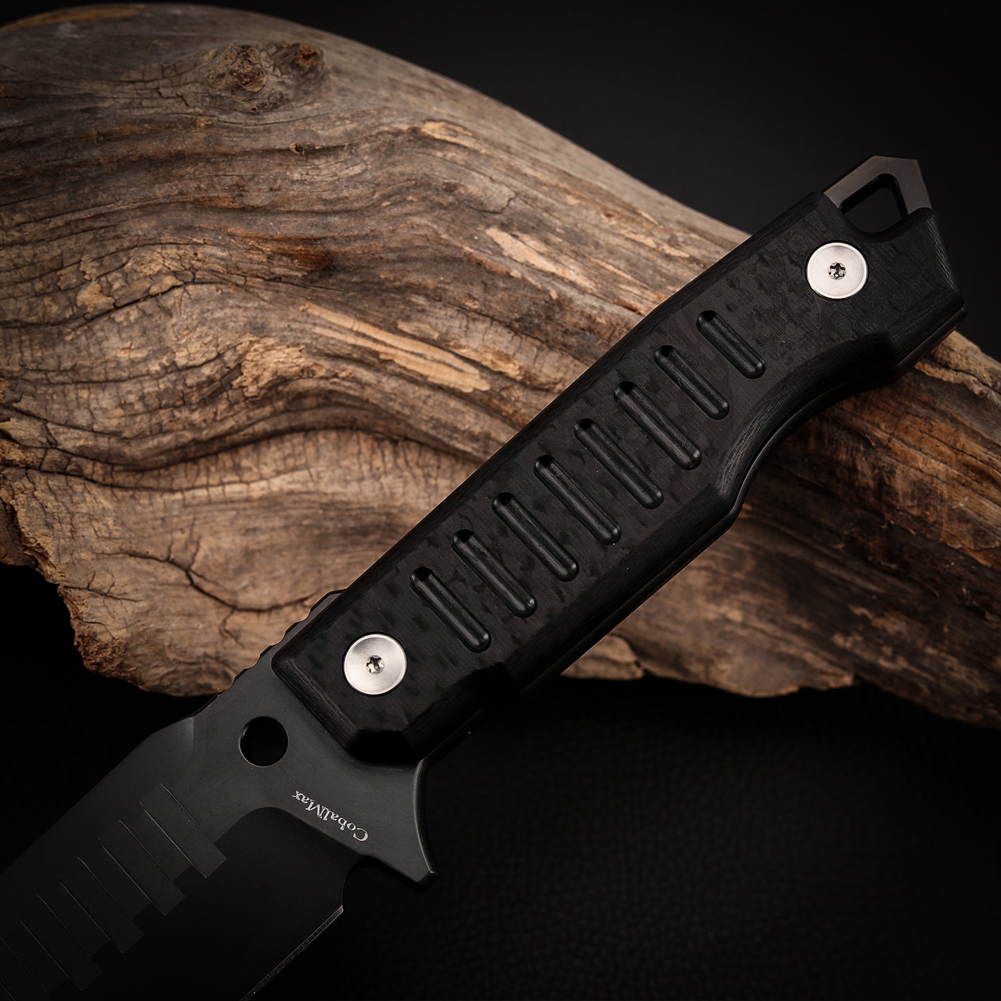 Combat Utility Fixed Blade Knife 5.4" Black DLC Coating
