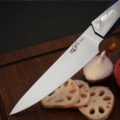 Custom 7" Vanax Steel Kitchen Cleaver Knife Titanium