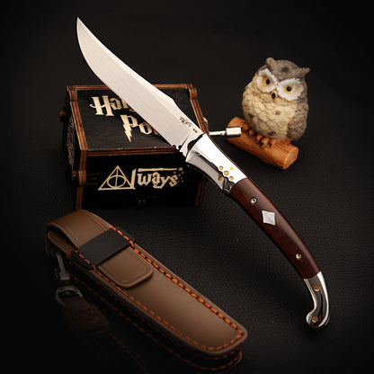 Laguiole Pocket Knife in M390 Steel, Ironwood