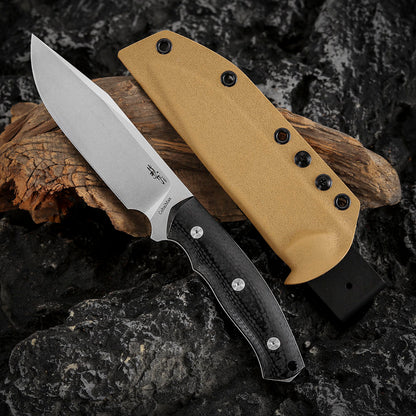 4.9 Inch Fixed Blade Knife, CobalMax Ⅱ Steel, Kydex Sheath