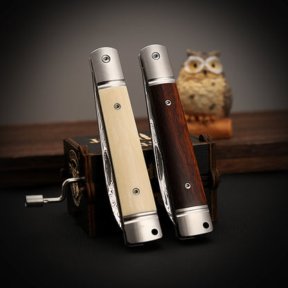 2.95 inch Slip Joint Pocket Knife 2.95" Damasteel