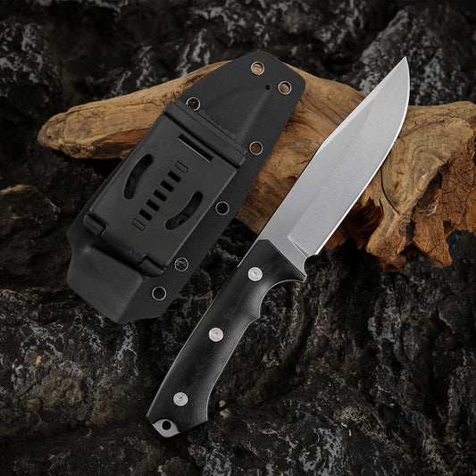 4.7 Inch DC53 Steel Fixed Blade Knife with Kydex Sheath