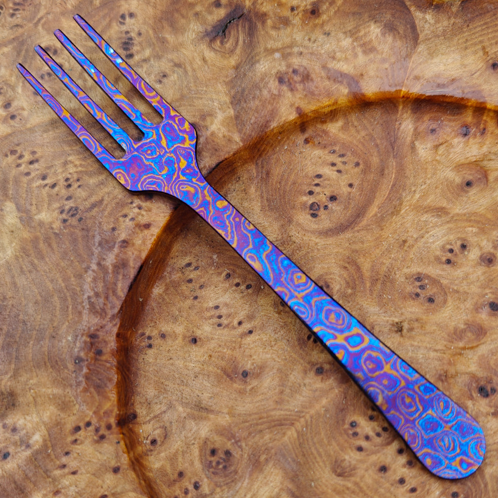 Custom Fork in Timascus