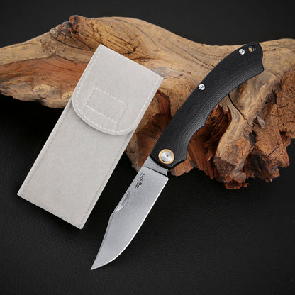 3 Inch Slip Joint Pocket Knife, CobalMax Steel, G10