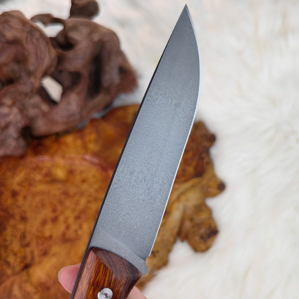 5" Hunter in Wootz with Ironwood
