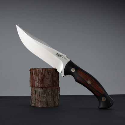 Fixed Blade Knife M390 Steel 6" Convex Edge Blade