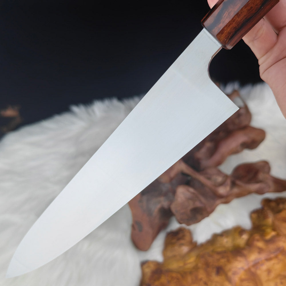 9-Inch Custom Kitchen Chef Knife in RWL34 Steel