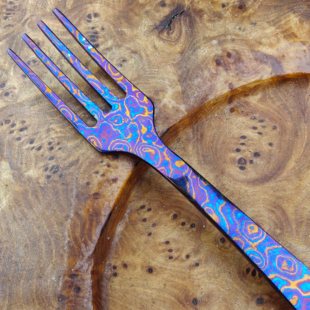 Custom Fork in Timascus