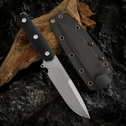 5 Inch DC53 Steel Fixed Blade Knife with Kydex Sheath