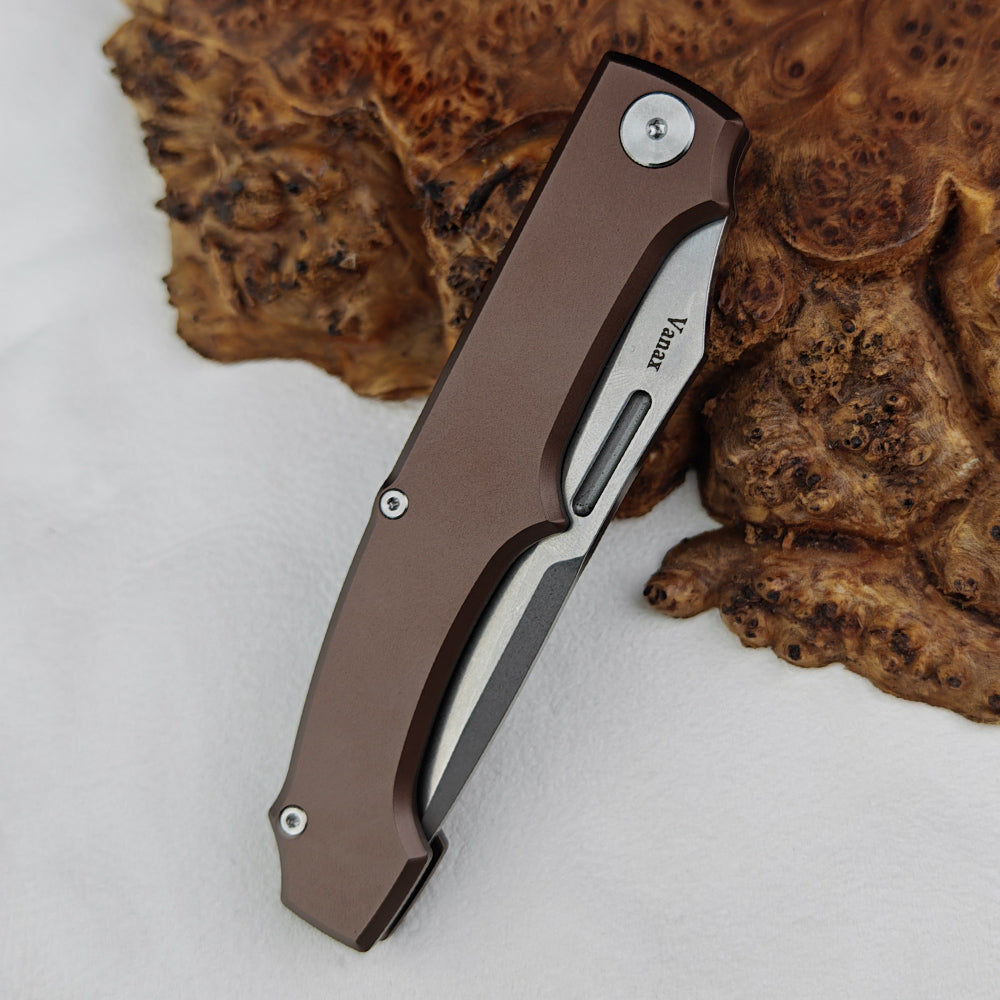 Vanax Steel Slip Joint Pocket Knife with Titanium