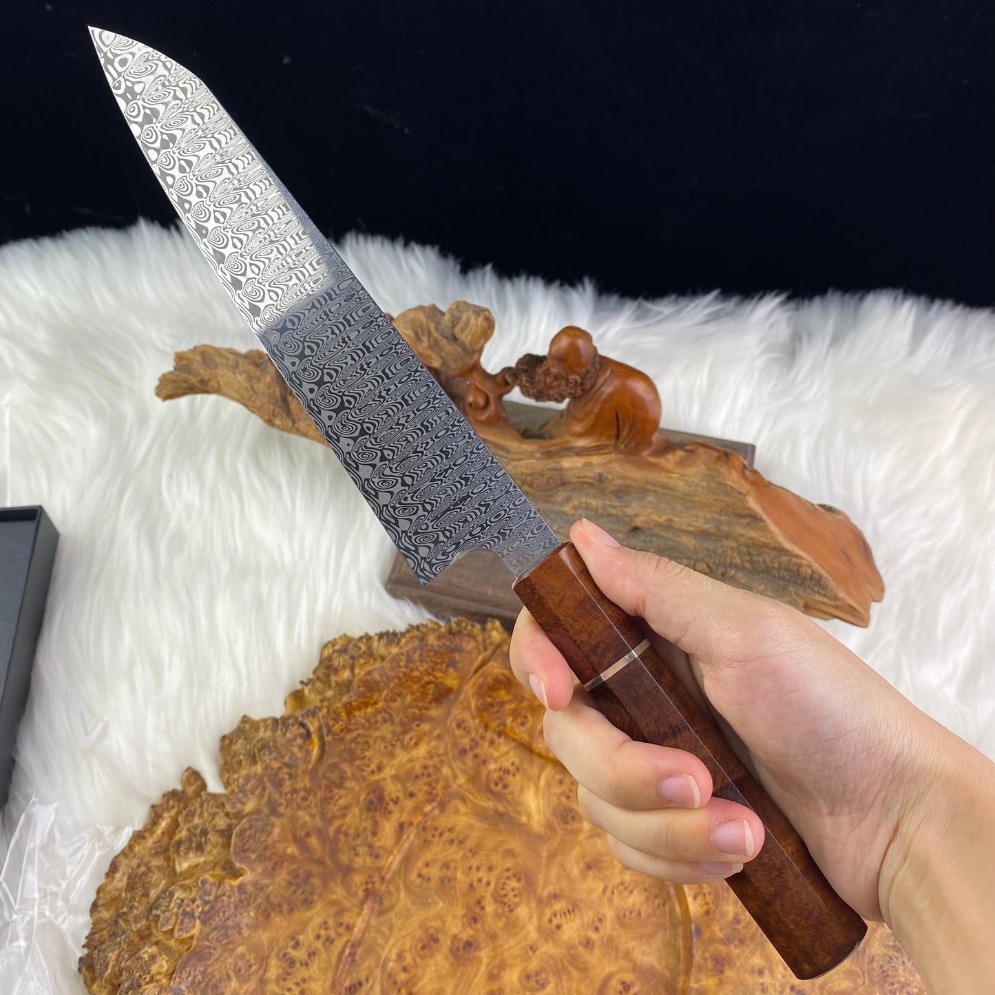 Custom Gyuto Knife in Damasteel