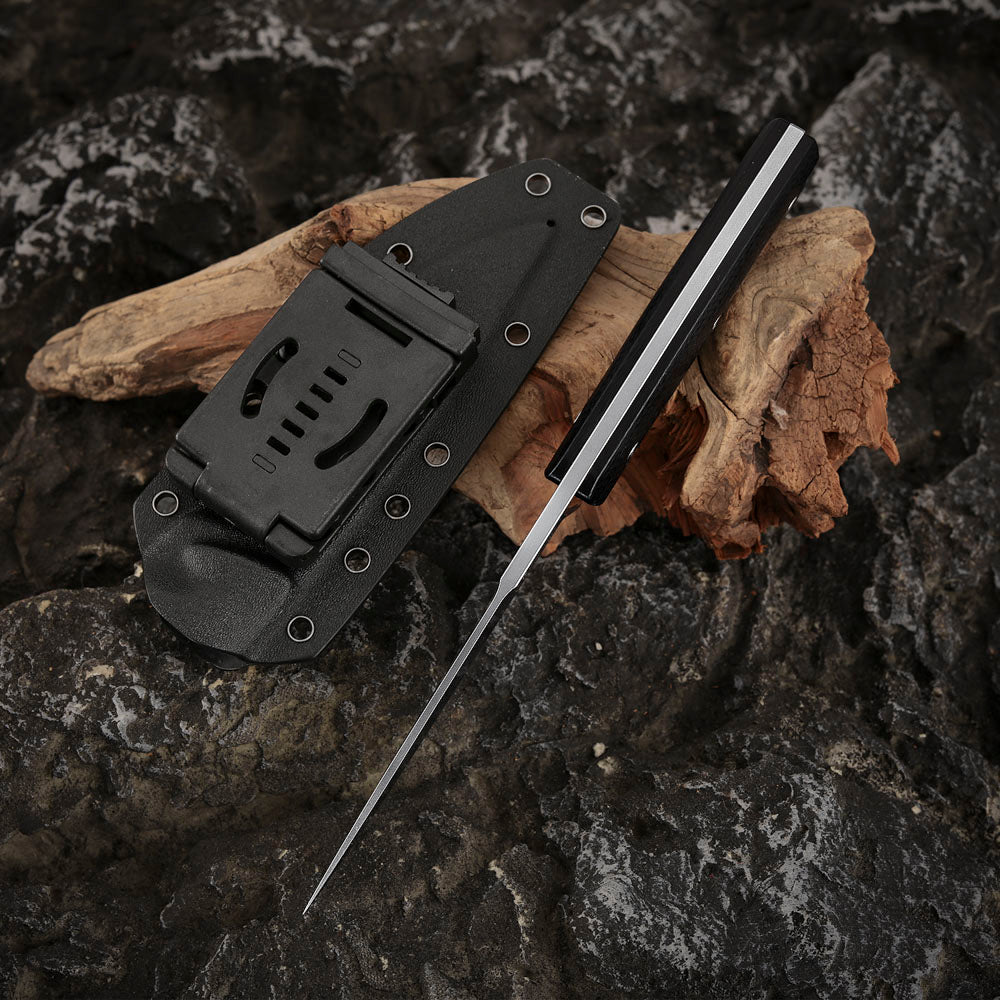 5 Inch Fixed Blade Knife, CobalMax Steel, Kydex Sheath
