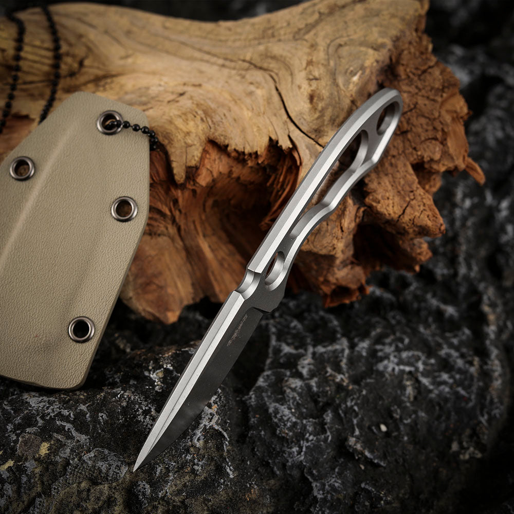 Neck Knife 2" Vanax Steel with Kydex Sheath