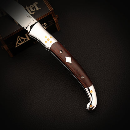 Laguiole Pocket Knife in M390 Steel, Ironwood