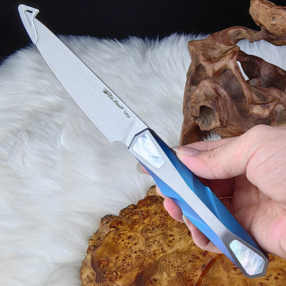 5-Inch Utility Knife in Vanax Steel with Titanium