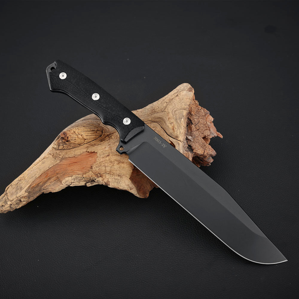 7.8 Inch Machete， ASP2003 Steel, Carbon Fiber Composite Handle