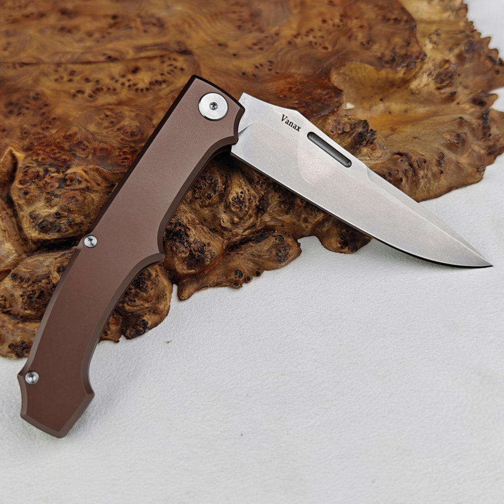 Vanax Steel Slip Joint Pocket Knife with Titanium