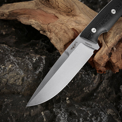5 Inch Fixed Blade Knife, CobalMax Steel, Kydex Sheath