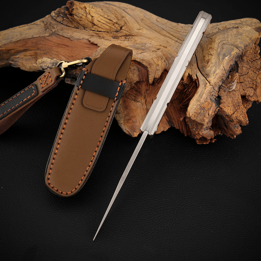 3.15 Inch Slip Joint Knife Vanax Steel Blade with Titanium