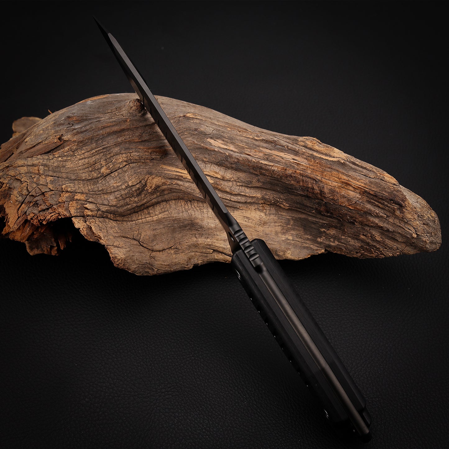 Combat Utility Fixed Blade Knife 5.4" Black DLC Coating