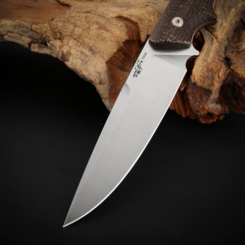 Vanax Steel 4.5 inch Fixed Blade Knife with Kydex Sheath