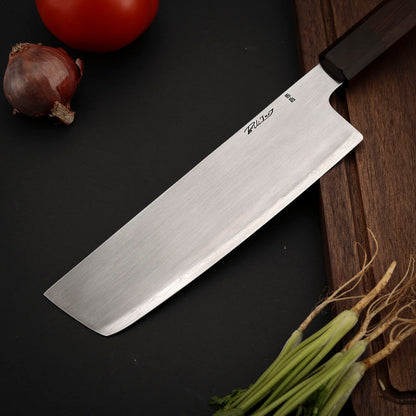 ZDP-189 Steel Japanese Nakiri/Kiritsuke Knife 8" Walnut