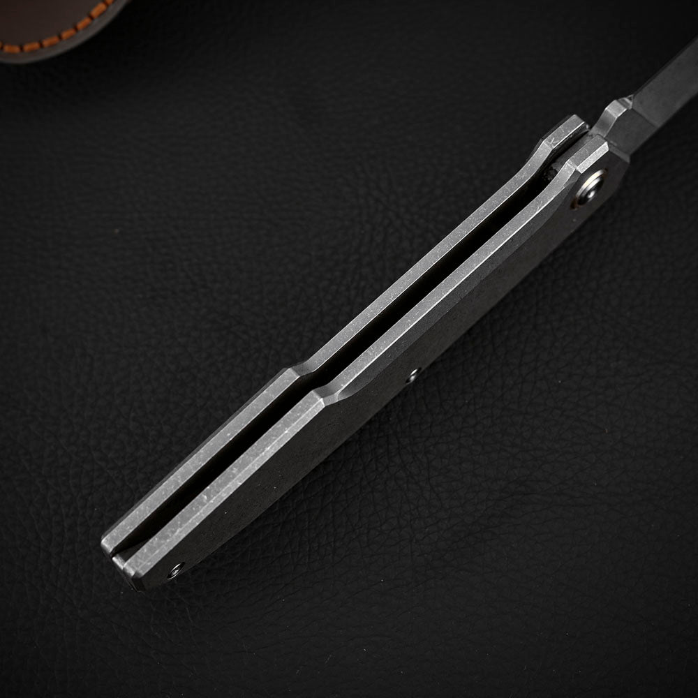 Slip Joint Pocket Knife 3.6 Inch MagnaCut Steel, Titanium