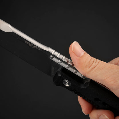 Survival Rescue Knife 5.5 Inch Tactical Fixed Blade Carbon Fiber