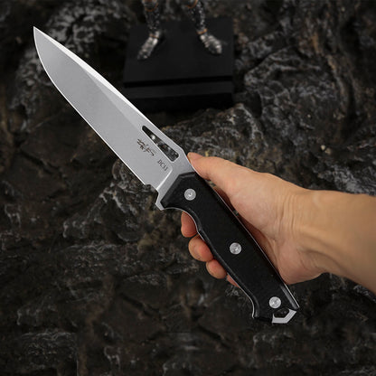5.2 Inch Fixed Blade Knife, DC53 Steel with Kydex Sheath