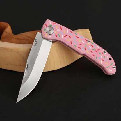 MagnaCut Steel Slip Joint Pocket Knife 3.8 Inch Titanium