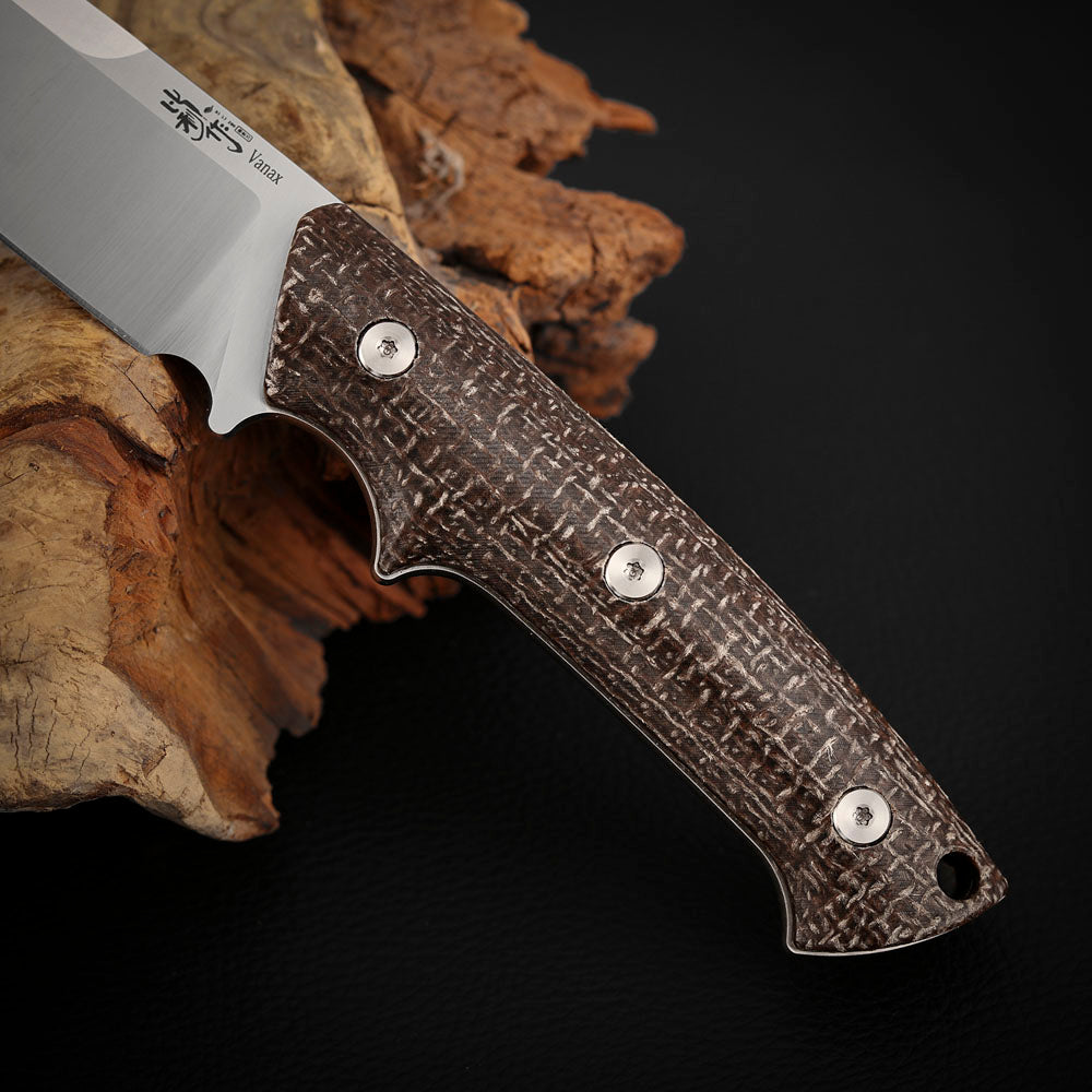Vanax Steel 4.5 inch Fixed Blade Knife with Kydex Sheath