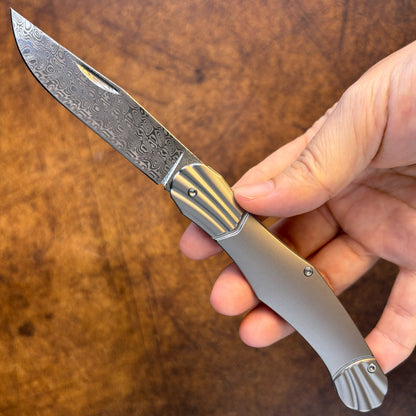 Damasteel Slip Joint Pocket Knife for Every Day Carry