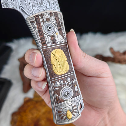 Cuchillo de chef personalizado grabado a mano