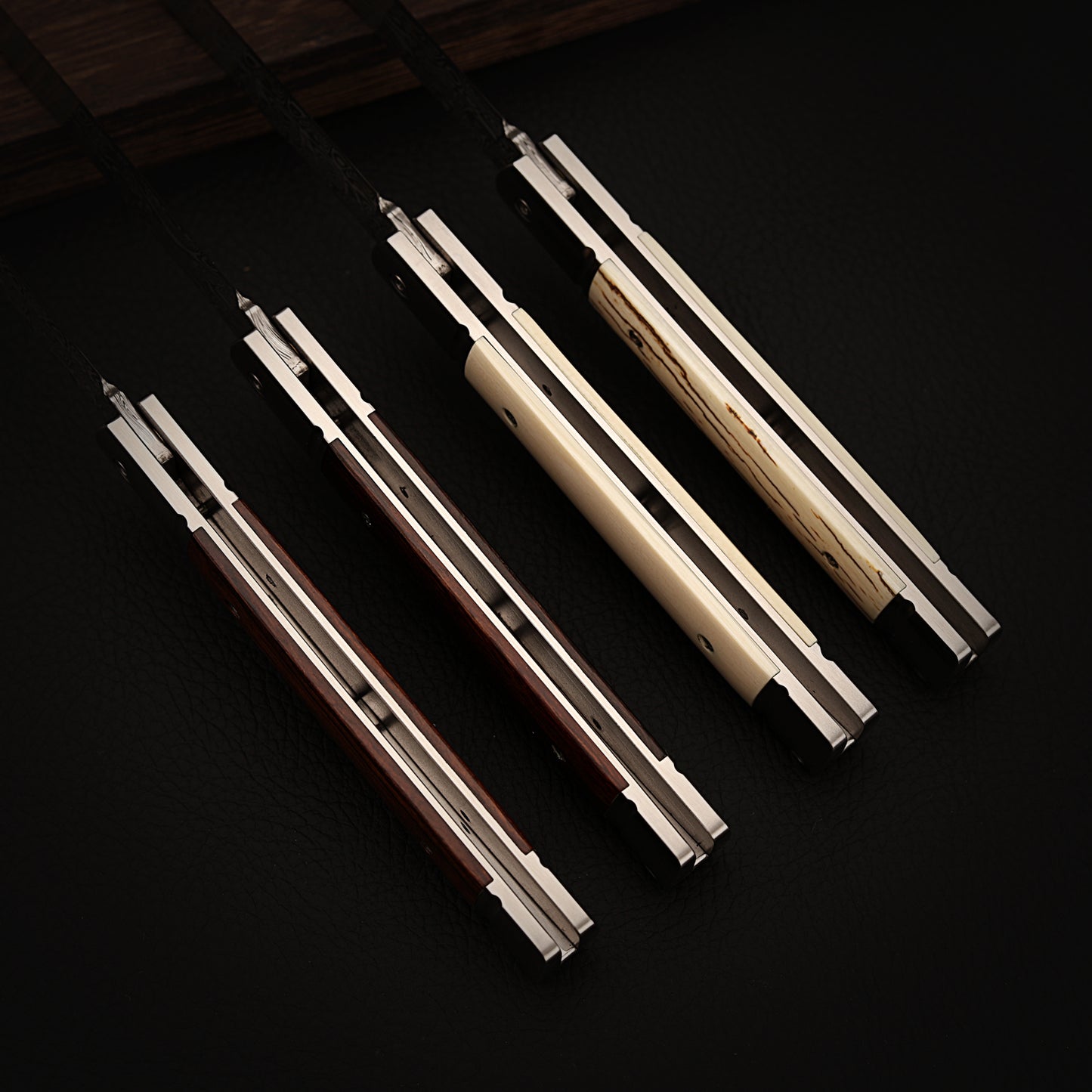 2.95 inch Slip Joint Pocket Knife 2.95" Damasteel