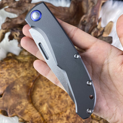 Vanax SuperClean Steel Pocket Knife with Titanium