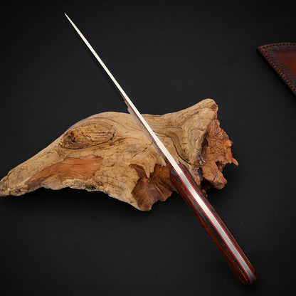 Large Bushcraft Knife M390 Steel 6 Inch Ironwood