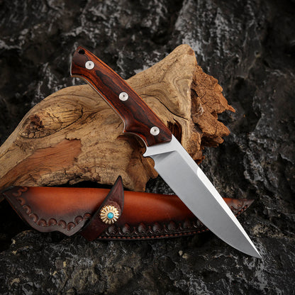M390 Steel 4.5 inch Fixed Blade Knife with Kydex Sheath